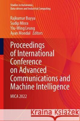 Proceedings of International Conference on Advanced Communications and Machine Intelligence  9789819927678 Springer Nature Singapore - książka