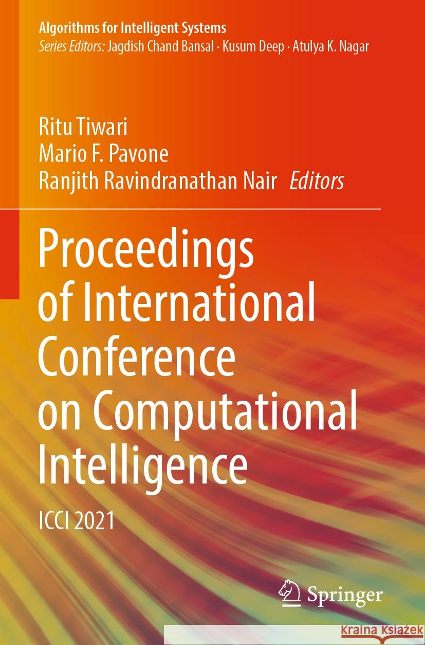 Proceedings of International Conference on Computational Intelligence  9789811921285 Springer Nature Singapore - książka