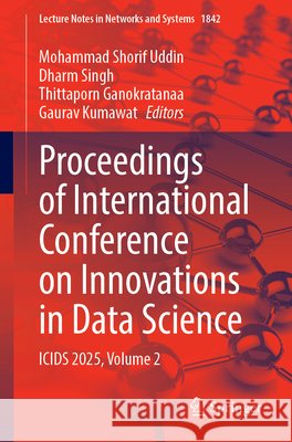 Proceedings of International Conference on Innovations in Data Science  9783032193025 Springer Nature Switzerland AG - książka