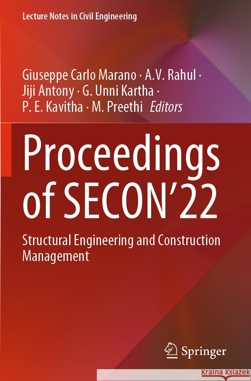 Proceedings of SECON'22  9783031120138 Springer International Publishing - książka