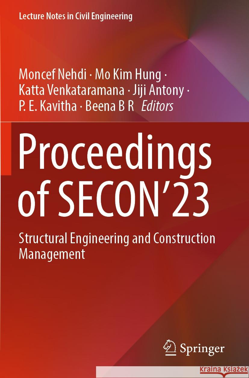 Proceedings of SECON’23  9783031396656 Springer Nature Switzerland - książka