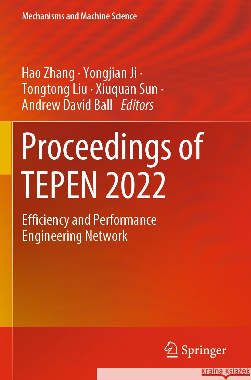 Proceedings of TEPEN 2022  9783031261954 Springer Nature Switzerland - książka