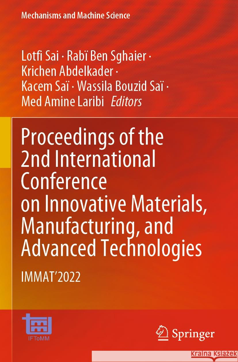 Proceedings of the 2nd International Conference on Innovative Materials, Manufacturing, and Advanced Technologies  9783031426612 Springer Nature Switzerland - książka