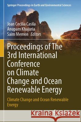 Proceedings of The 3rd International Conference on Climate Change and Ocean Renewable Energy  9783031938894 Springer Nature Switzerland - książka