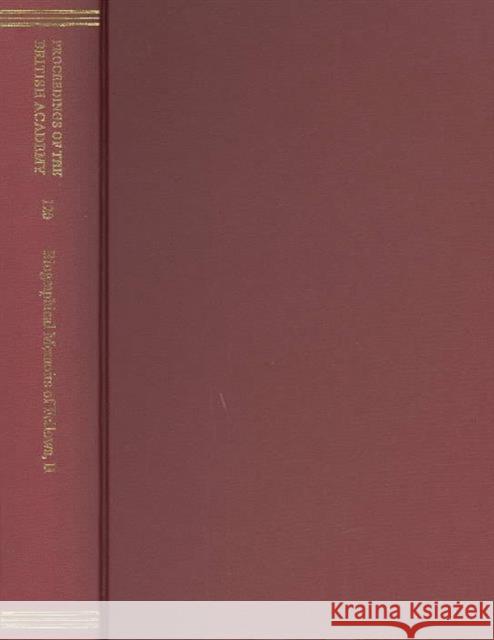 Proceedings of the British Academy: Volume 120: Biographical Memoirs of Fellows, II British Academy 9780197263020 British Academy - książka