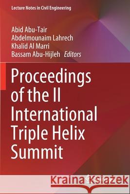 Proceedings of the II International Triple Helix Summit Abid Abu-Tair Abdelmounaim Lahrech Khalid A 9783030239008 Springer - książka