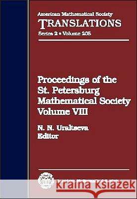 Proceedings of the St. Petersburg Mathematical Society, Volume 8 N. N. Uraltseva 9780821829417 AMERICAN MATHEMATICAL SOCIETY - książka