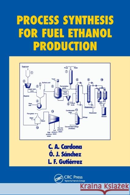 Process Synthesis for Fuel Ethanol Production C. a. Cardona O. J. Sanchez L. F. Gutierrez 9780367577209 CRC Press - książka