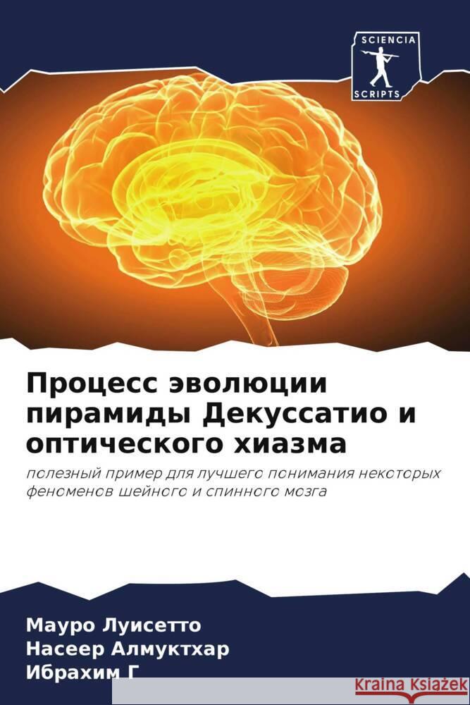 Process äwolücii piramidy Dekussatio i opticheskogo hiazma Luisetto, Mauro, Almukthar, Naseer, G, Ibrahim 9786204604121 Sciencia Scripts - książka