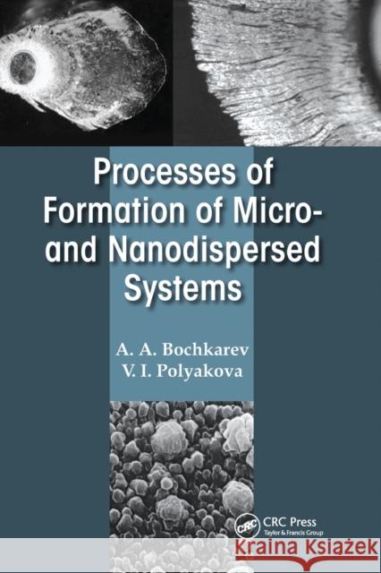 Processes of Formation of Micro -And Nanodispersed Systems A. A. Bochkarev V. I. Polyakova 9780367575342 CRC Press - książka