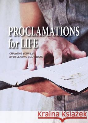Proclamations for Life Peter Wyns 9780991542109 Christians for Messiah Ministries - książka