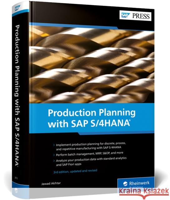 Production Planning with SAP S/4hana Jawad Akhtar 9781493226733 SAP Press - książka