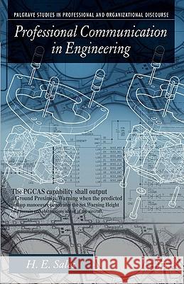 Professional Communication in Engineering H E Sales 9780230580138  - książka
