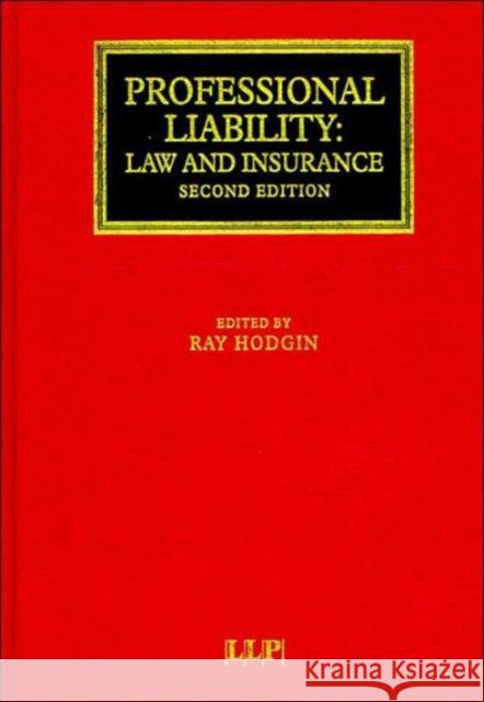 Professional Liability: Law and Insurance  9781859786987 Informa Law - książka