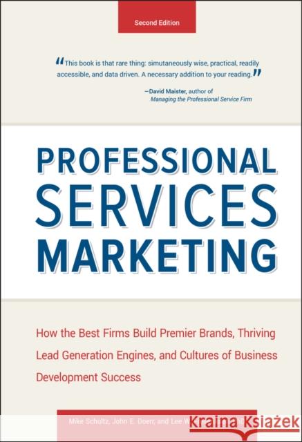 Professional Services Marketing Doerr, John E. 9781118604342 John Wiley & Sons - książka