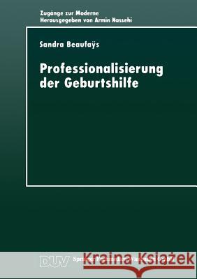 Professionalisierung Der Geburtshilfe: Machtverhältnisse Im Gesellschaftlichen Modernisierungsprozeß Beaufaÿs, Sandra 9783824442324 Springer - książka