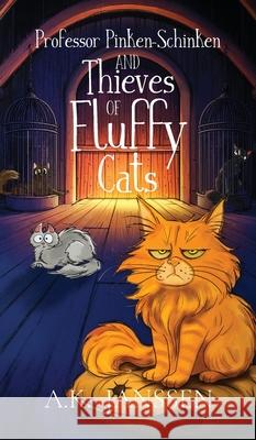 Professor Pinken-Schinken & Thieves of Fluffy Cats A. K. Janssen 9789493287822 Butterdragons Publishing - książka