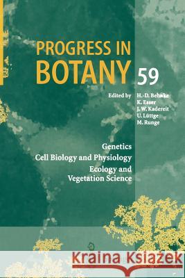 Progress in Botany: Genetics Cell Biology and Physiology Ecology and Vegetation Science Behnke, H. -D 9783642804489 Springer - książka