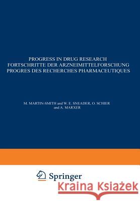 Progress in Drug Research / Fortschritte Der Arzneimittelforschung / Progrès Des Recherches Pharmaceutiques Jucker 9783034870702 Birkhauser - książka