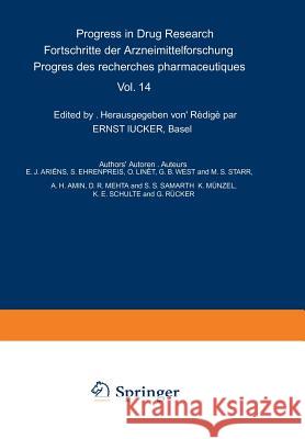 Progress in Drug Research / Fortschritte der Arzneimittelforschung / Progrès des recherches pharmaceutiques JUCKER 9783034870771 Birkhauser Verlag AG - książka
