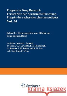 Progress in Drug Research / Fortschritte der Arzneimittelforschung / Progrès des recherches pharmaceutiques JUCKER 9783034871105 Birkhauser Verlag AG - książka