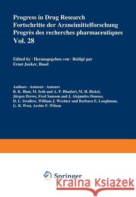 Progress in Drug Research / Fortschritte der Arzneimittelforschung / Progrès des recherches pharmaceutiques JUCKER 9783034871204 Birkhauser Verlag AG - książka