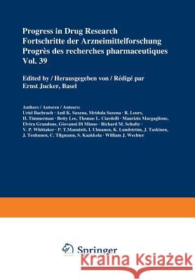 Progress in Drug Research / Fortschritte der Arzneimittelforschung / Progrès des recherches pharmaceutiques JUCKER 9783034871464 Birkhauser Verlag AG - książka