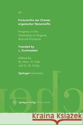 Progress in the Chemistry of Organic Natural Products    9783709171998 Springer Verlag GmbH - książka