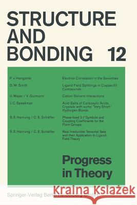 Progress in Theory  9783540059011 Springer - książka