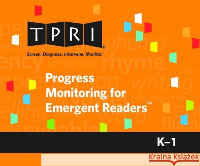 Progress Monitoring for Emergent Readers (PMER) Kit Brookes Publishing co   9781598571318 Brookes Publishing Co - książka