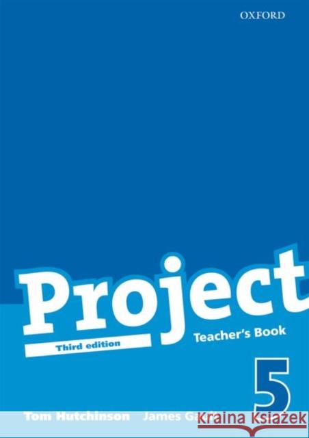 Project 5 Third Edition: Teacher's Book  9780194763226 Oxford University Press - książka