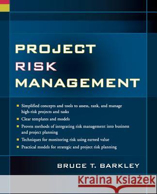 Project Risk Management Bruce T Barkley 9780071436915  - książka