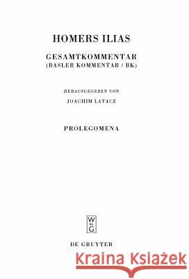 Prolegomena Fritz Graf Irene De Jong Joachim Latacz 9783110221534 Walter de Gruyter - książka