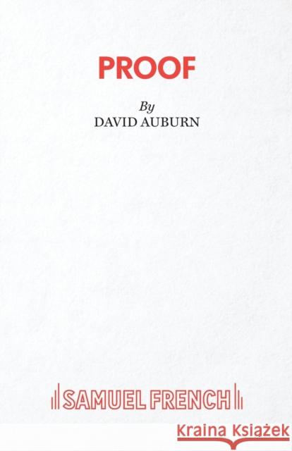 Proof David Auburn 9780573116858 Samuel French Ltd - książka