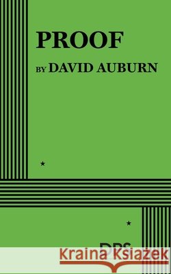 Proof Auburn, David 9780822217824 Concord Theatricals - książka