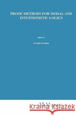 Proof Methods for Modal and Intuitionistic Logics M. Fitting 9789048183814 Not Avail - książka