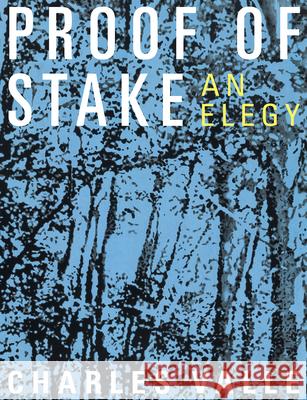 Proof of Stake: An Elegy Charles Valle 9781734456660 Fonograf Editions - książka