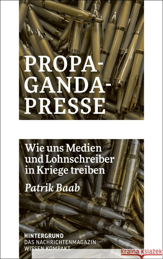 Propaganda-Presse Baab, Patrik 9783910568112 Hintergrund - książka