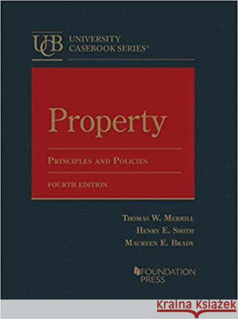 Property Maureen E. Brady 9781636593678 West Academic Publishing - książka