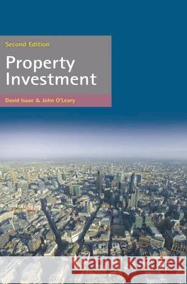 Property Investment David Isaac 9780230290242  - książka