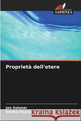 Proprietà dell'etere Solonar, Jan, Reznic, Dmitry 9786202328029 Edizioni Sapienza - książka