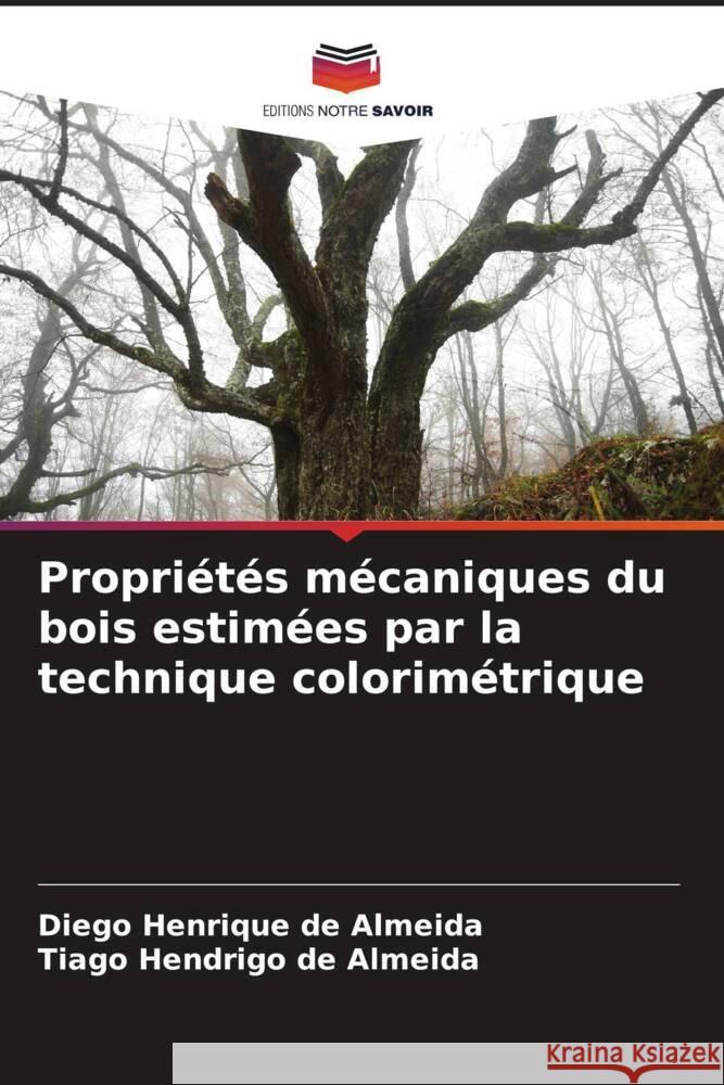 Propriétés mécaniques du bois estimées par la technique colorimétrique de Almeida, Diego Henrique, de Almeida, Tiago Hendrigo 9786205465769 Editions Notre Savoir - książka