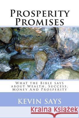 Prosperity Promises: What the Bible says about Wealth, Success, Money And Prosperity Says, Kevin 9781478330141 Createspace - książka