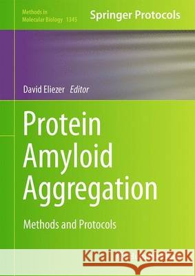 Protein Amyloid Aggregation: Methods and Protocols Eliezer, David 9781493929771 Humana Press - książka