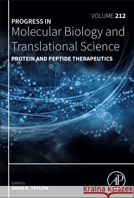 Protein and Peptide Therapeutics  9780443235306 Elsevier Science Publishing Co Inc - książka