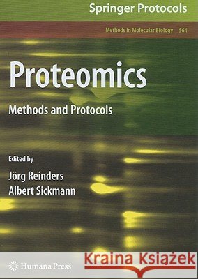 Proteomics: Methods and Protocols Reinders, Jörg 9781607611561 Humana Press - książka