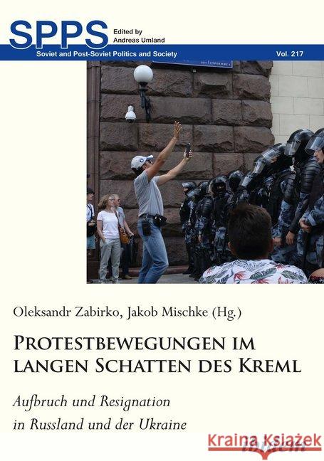 Protestbewegungen im langen Schatten des Kreml  9783838209265 ibidem - książka