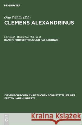 Protrepticus Und Paedagogus Stählin, Otto 9783112469590 de Gruyter - książka