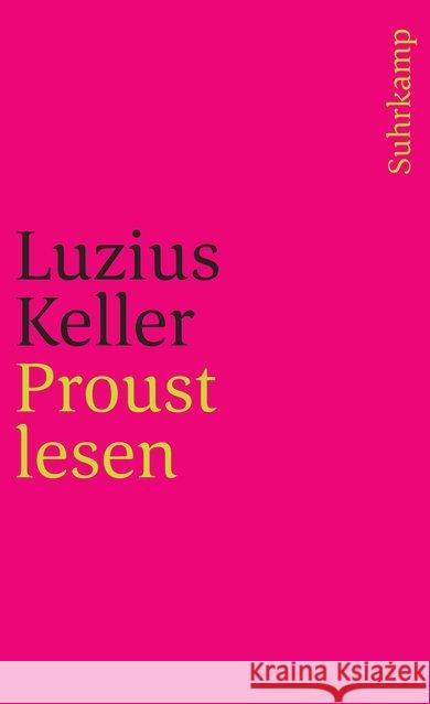 Proust lesen Keller, Luzius 9783518383391 Suhrkamp - książka