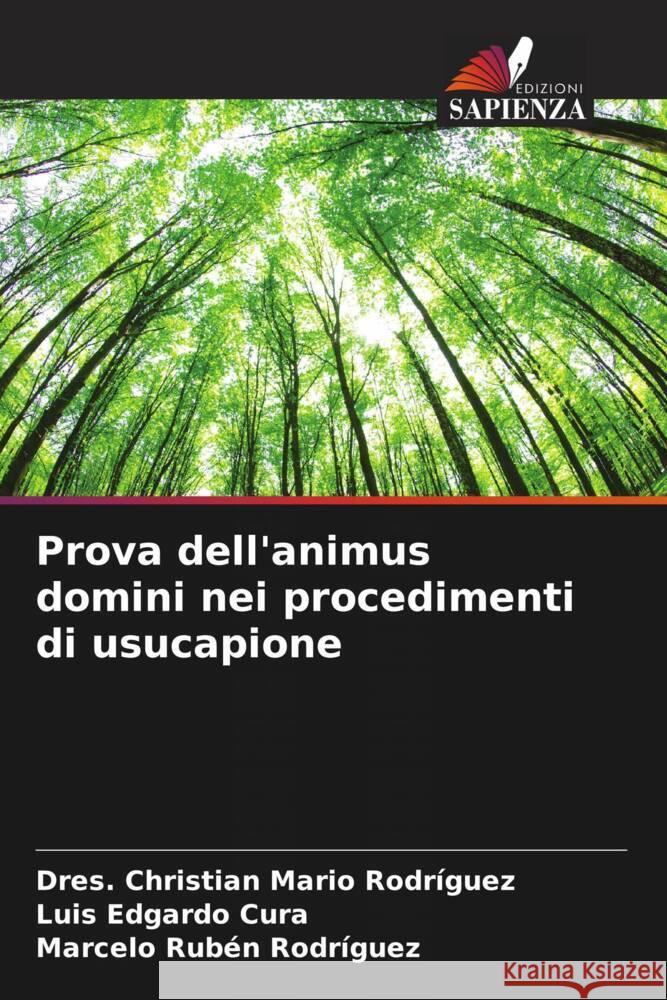 Prova dell'animus domini nei procedimenti di usucapione Dres Christian Mario Rodr?guez Luis Edgardo Cura Marcelo Rub?n Rodr?guez 9786206928690 Edizioni Sapienza - książka